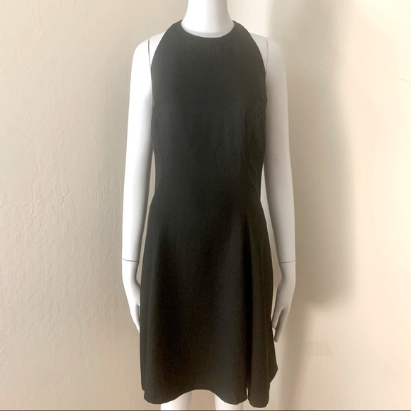 DONNA RICCO Strappy Crepe Little Black Dress Cocktail Party - Picture 8 of 14